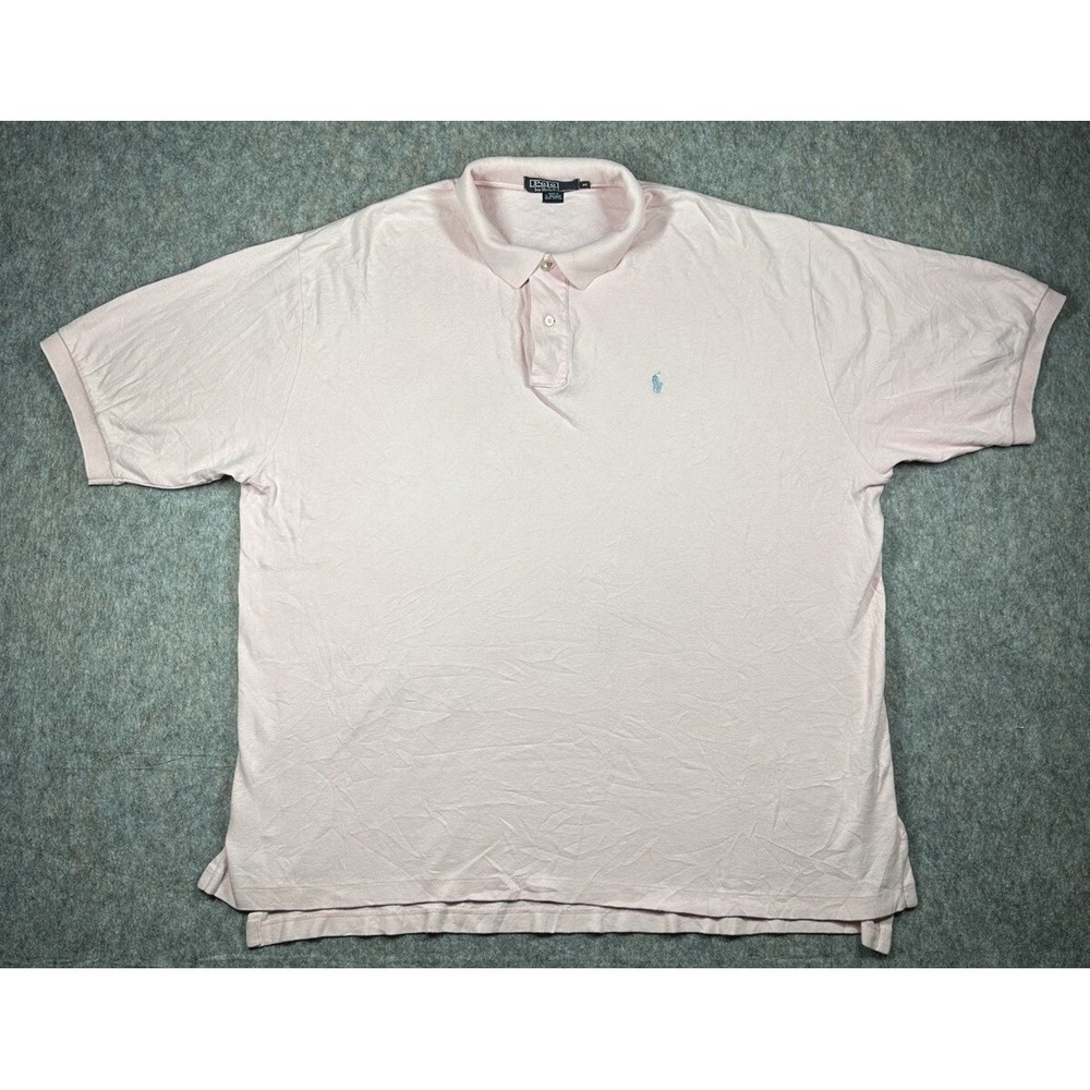 Polo Ralph Lauren Shirt Mens Size XL Extra Large Pink Polo Short Sleeve